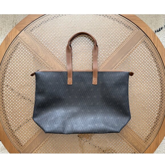 SOLD- Authentic CHRISTIAN DIOR Honeycomb Monogram Tote - Picture 3 of 16